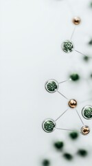 Obraz premium Global Network Connection Abstract Tech Concept