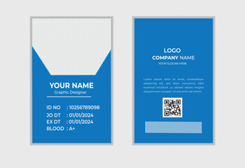 Modren Vactor ID Card Layout