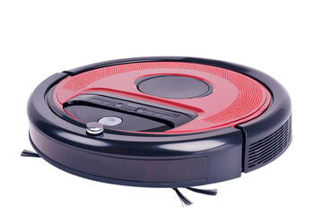 Fototapeta premium Floor Cleaning Robot Isolated background