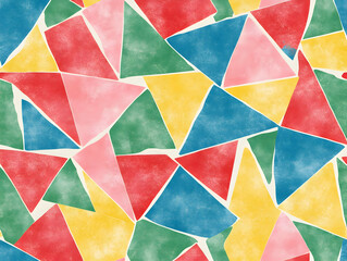 Colorful Triangle Abstract Background