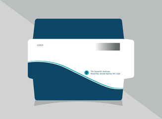 Simple Vector Envelope Layout With Mockup