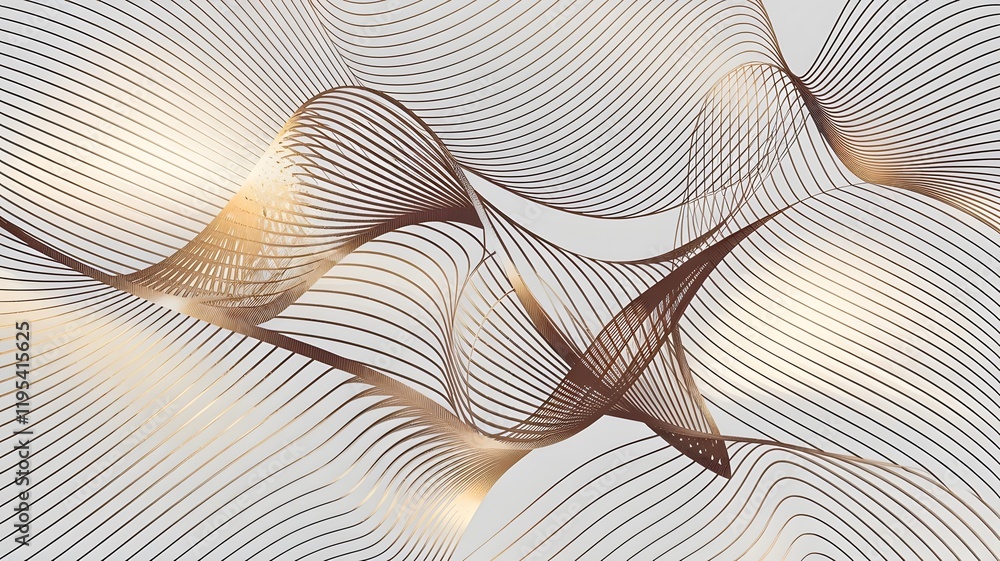 Poster abstract background with lines