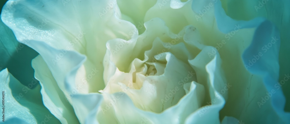 Poster soft white flower petals create a mesmerizing swirl of colors in a close-up view showcasing delicate