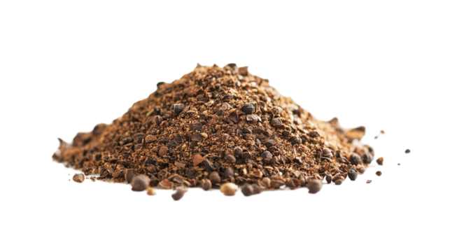 Pepper blend spice seasoning isolated on transparent  background 