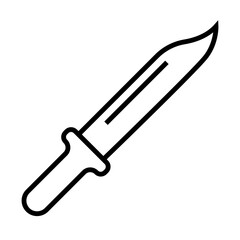 Combat Knife Icon Design