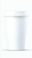 Blank White 3D Cup Mockup