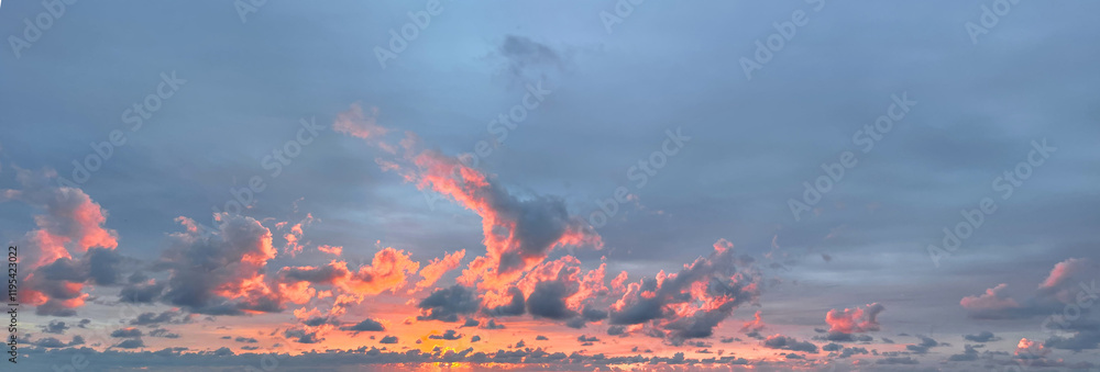 Wall mural sunrise sky cloud background. heaven sunlight background
