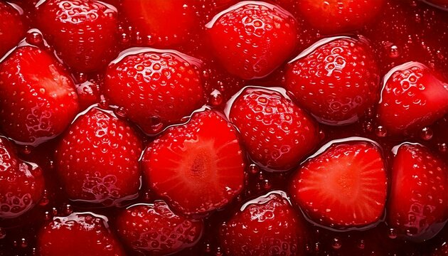 Geleia de morango com peda&ccedil;os de fruta