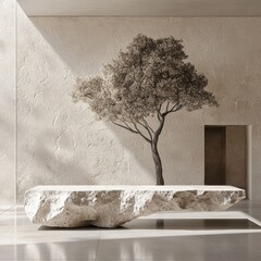 Eco-friendly design elements modern interior high-resolution textures minimalist environment contemporary viewpoint