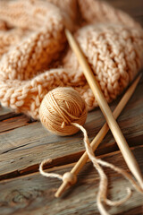 Start of a Warm Knitting Project: An Invitation to the World of Creativity