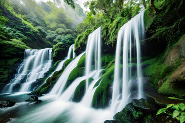 Fototapeta premium 滝の迫力