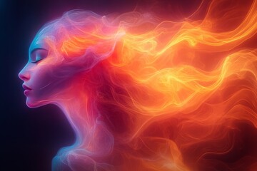 "Vibrant Swirling Kaleidoscope of Colors: A Mesmerizing Abstract Illumination of Patterns and Light"