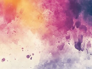 Obraz premium Vibrant watercolor texture soft light pastel hues. AI Generated