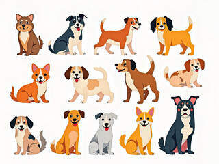Dog Breeds Illustration: A Stunning Collection of Canine Art