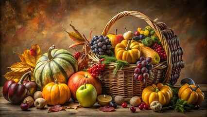 Life of autumn harvest