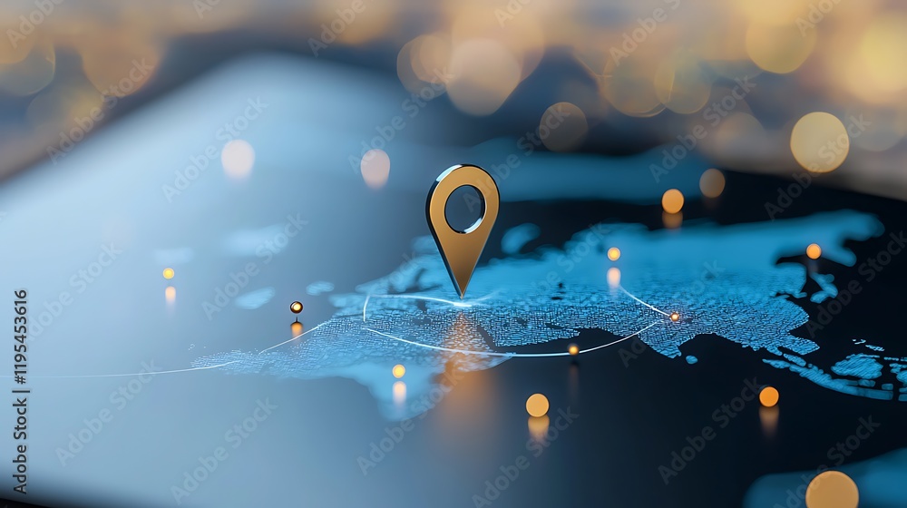 Poster collapsing holographic network map facing breach and disruption futuristic global digital connectivi