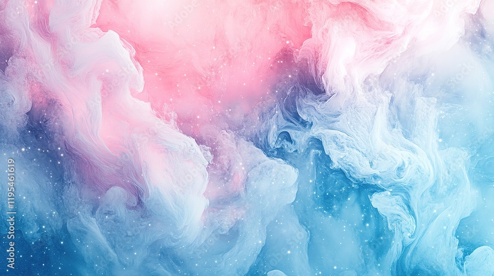 Poster dynamic abstract cloud patterns digital art colorful background creative design aesthetic concepts