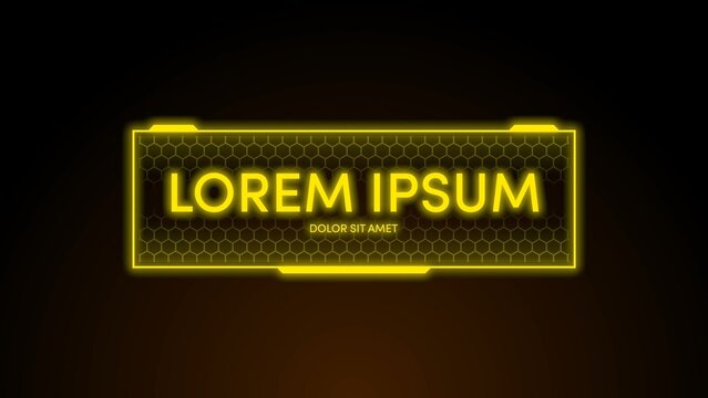 Futuristic Neon Sci-Fi Title Intro