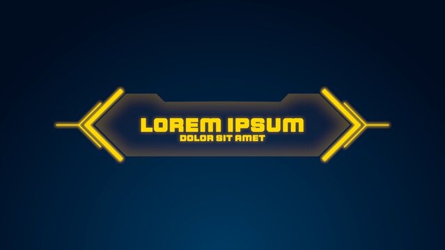 Clean Futuristic Sci-Fi Title Intro