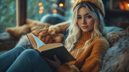 Obraz premium Journey to Personal Growth: Embracing Self-Improvement through Reading