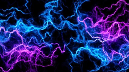 Obraz premium Abstract Blue And Purple Energy Flowing Design