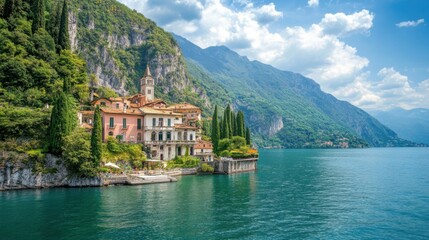 Naklejka premium A travel writer documents stories and shares insights on destinations.