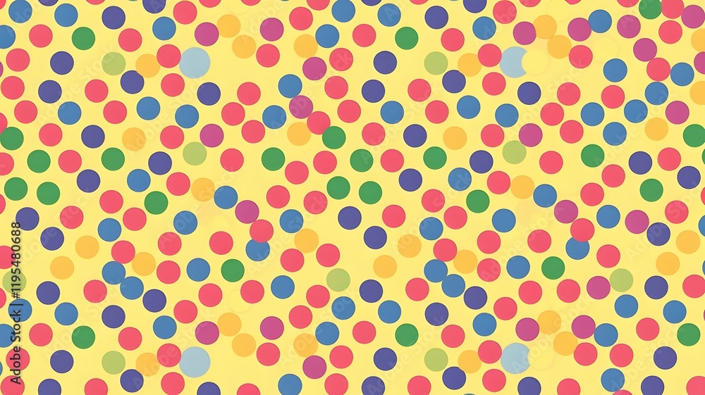 Poster seamless pattern with circles