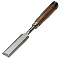 Fototapeta premium Flat Chisel isolated on a transparent background.