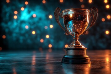 "Symbolic Trophy: A Captivating Display of Achievement and Elegance"