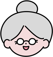 Chinese New Year Elderly woman