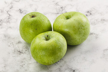 Sweet and juicy green apple