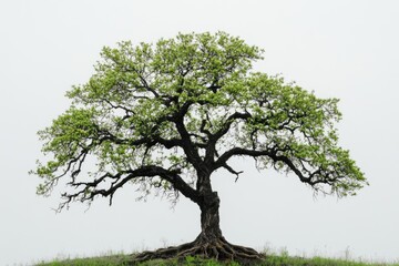 Fototapeta premium Majestic Oak Tree With Springtime Foliage