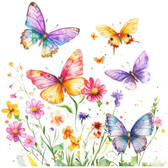 Butterfly Clipart Vector Illustration