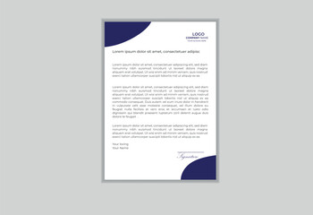 Stylish Premium Vector Letterhead Design