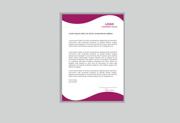 Stylish Premium Vector Letterhead Design