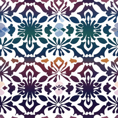 Vibrant moroccan seamless pattern design for textiles arab and berber inspired african art colorful motifs contemporary style