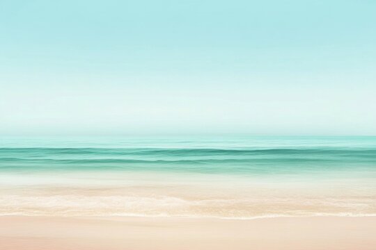 A calming gradient background with ocean teal and sandy beige colors.featuring soft greens and beiges.evoking peace and nature.ideal for beach and relaxation themes