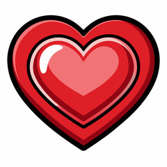 golden heart with a ribbon