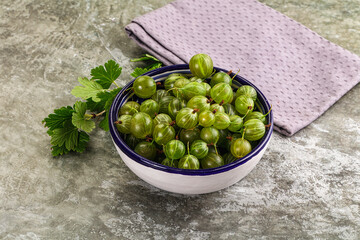 Ripe sweeet and juicy gooseberry