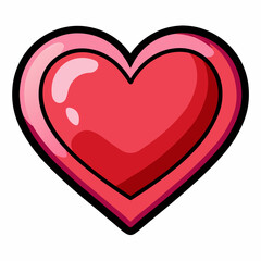 golden heart with a ribbon