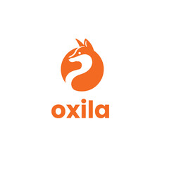 fox logo, orange color logo, browser logo, tech logo
