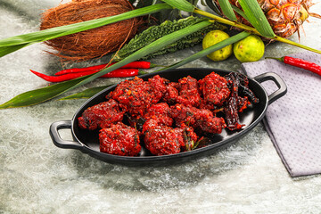Indian cuisene - tandoori Chicken 65