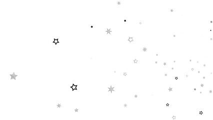 A digital illustration of scattered stars against a black background