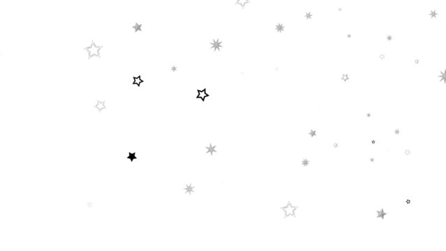 A digital illustration of scattered stars against a black background