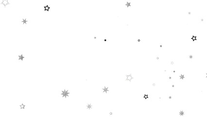 A digital illustration of scattered stars against a black background