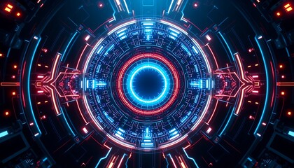 Futuristic Glowing Cybersecurity Backgrounds with High-Tech Circuit Designs – HD & 4K Generative AI Wallpapers, Generative AI