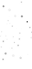 A dark background with scattered white stars, evoking a sense of wonder and the vastness of the universe.