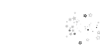 A close-up of a starry night sky, with bright, sparkling stars shining against the dark background.