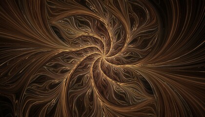 Naklejka premium abstract brown fractal background