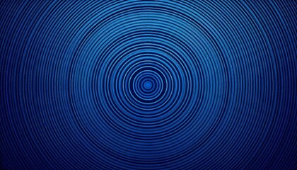 abstract concentric circles dark blue textured background